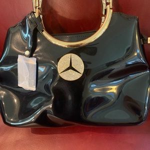 NWOT Mercedes Benz purse FREE Mercedes key chain